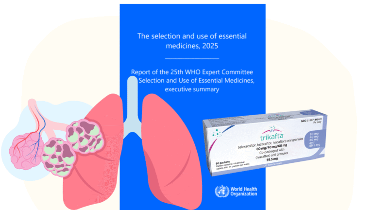 OMS recomienda medicamento esencial para la fibrosis quística