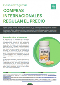 Compras internacionales regulan el precio